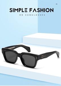Gafas de Sol Europeas y Americanas de Alta Tecnología, Unisex, Montura Cuadrada, Estilo Moderno, Lujo Vanguardista, Venta al Por Mayor - Product Image 2