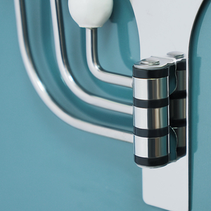 شماعات معطف ممتازة متعددة الأغراض-شماعات تعليق خلفية بدون خياطة وخالية من الأظافر مع <span class=keywords><strong>3</strong></span> خطافات - Product Image 2