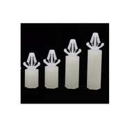 Colonne de support d'isolation à fond plat de type loquet de carte de circuit imprimé en nylon plastique