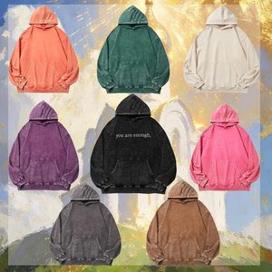 Sudadera con Capucha Vintage Personalizada, Tejida, Transpirable, Unisex, para Adultos, 340 Gramos - Product Image 6