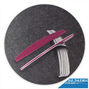 Lima de uñas desechable al por mayor con núcleo de plástico, papel de lija autoadhesivo de doble cara, reemplazable para salón de manicura - Product Image 3