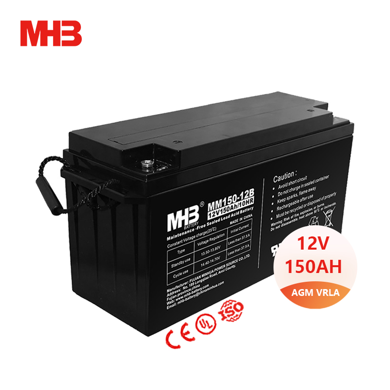 MM150-12B цена, аккумулятор для грузовика с глубоким циклом Vrla Agm 12 В 150ah свинцово-кислотные солнечные аккумуляторные батареи для телекоммуникационной башни