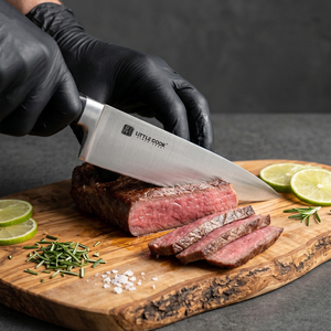 Cuchillo de Carnicero de 8 Pulgadas con Hoja de Acero con Alto Contenido de Carbono 50CR15MOV, Cuchillo para Cortar Carne, Cuchillo para Verduras, Cuchillo de Cocina para Rebanar - Product Image 6