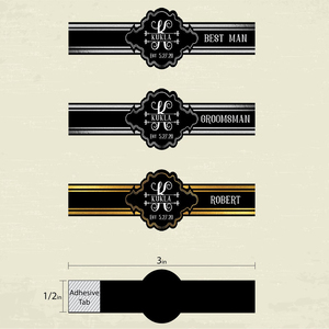 Impression en vrac rouleaux/feuilles auto-adhésif vinyle étanche feuille d'or esthétique cigare Wrap bande autocollant étiquette pour <span class=keywords><strong>Cohiba</strong></span> - Product Image 5