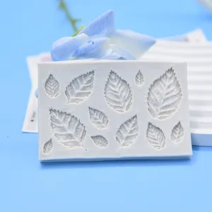 Wholesale New Products Leaves Shape Silicone Mold Sugarcraft DIY Silicone Mold For DIY Fondant Chocolate Cake Making