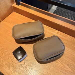 8 Pouces Litchi-Motif PU Trousse De Maquillage Sac De Voyage Maquillage Outil De Stockage Logo Personnalisé Sac Cosmétique - Product Image 2