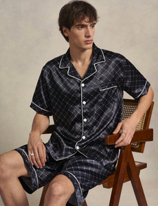 Men Nightwear Set Summer Wear Customized Sleep Wear Modal Fabric Casual Men High Quality Night <b>Suits</b> Sleepwear Supplier - Product Image 3