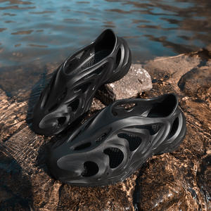 Deran OEM sandali estivi da uomo alla moda EVA Baotou con plateau impermeabile traspirante con Design a foro Anti-scivoloso con suola stampata - Product Image 2