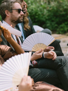 Éventail en bambou personnalisé 2026 avec logo – Cadeaux élégants pour mariages et fêtes - Product Image 6