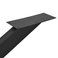 Directement Approvisionnement d'Usine Design Moderne Araignée Pieds de Table en Métal Carbone Base de Table à Manger