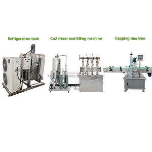 Semi-automatic Pneumatic Isobaric Carbonated Beverage <strong>Filling</strong> <strong>Machine</strong> <strong>with</strong> CO2 <strong>Mixer</strong> - Product Image 1