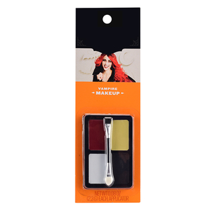 Palette de <span class=keywords><strong>maquillage</strong></span> pour enfants, 4 couleurs, imperméable, végétalien, pour <span class=keywords><strong>Halloween</strong></span>, costume de cosplay, peinture corporelle nue, visage, prix bas, fabrication en gros - Product Image 4