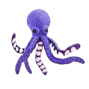 Mainan mewah hewan peliharaan gurita terlaris mainan anjing berdecit mainan kunyah hewan peliharaan - Product Image 5