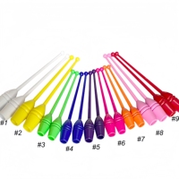 Bastones de Gimnasia Rítmica Winora, Equipo de Entrenamiento de Gimnasia, Tiza para Gimnasia, Plástico, 35 cm, China, Zhejiang, Exterior