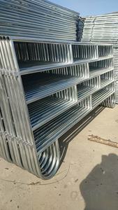 Sığır çit panelleri koyun Yard çit panelleri hayvancılık mera yuvarlak kalem çiftlikleri için kapısı ile çelik Corral paneller - Product Image 5