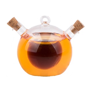 Botella <span class=keywords><strong>de</strong></span> aceite y vinagre <span class=keywords><strong>de</strong></span> vidrio <span class=keywords><strong>de</strong></span> borosilicato alto, 2 en 1, doble pared, doble boca, <span class=keywords><strong>con</strong></span> <span class=keywords><strong>tapa</strong></span> <span class=keywords><strong>de</strong></span> <span class=keywords><strong>corcho</strong></span> - Product Image 6