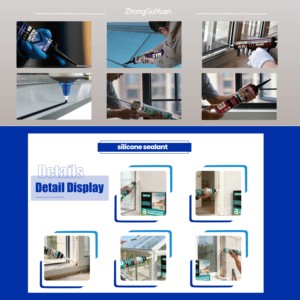 Mastic silicone universel en aérogel, extensible, pour verre, étanche et résistant aux intempéries - Product Image 5