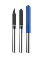Outil de sculpture Cutter enduit TiCN/AlTin plat V Bit gravure routeur CNC fraisage coupe