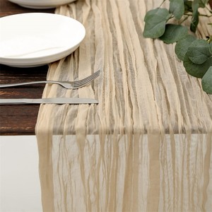 Nouvel arrivage <span class=keywords><strong>de</strong></span> <span class=keywords><strong>chemin</strong></span> <span class=keywords><strong>de</strong></span> <span class=keywords><strong>table</strong></span> en <span class=keywords><strong>mousseline</strong></span> <span class=keywords><strong>de</strong></span> soie <span class=keywords><strong>de</strong></span> style américain durable écologique accepter des conceptions personnalisées pour l'hôtel <span class=keywords><strong>de</strong></span> mariage <span class=keywords><strong>de</strong></span> fête en plein air - Product Image 1
