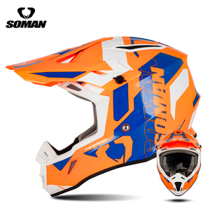 Casque de motocross tout-terrain léger en ABS, nouveau modèle intégral, avec fermeture rapide, compatible avec les lunettes - Product Image 1