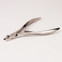 Super pince à cuticules pour pédicure et manucure Jaw-12 en acier inoxydable professionnel, pince à cuticules pour ongles, coupe-ongles de 3 mm, best-seller