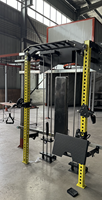 Wandmontierte Bank-Zubehörteile Verstellbare Befestigung Perfekt Passend für Faltbares Power Rack Multifunktionaler Trainer Ausklappbar