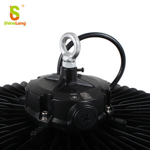 ShineLong UFO LED high bay <b>light</b> Dimmable|motion <b>sensor</b> optional IP65 industrial commercial lighting OEM ODM service - Product Image 4