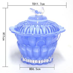 Frasco de Vidrio para Dulces Estilo Vintage con Tapa de Vidrio para Guardar Dulces <span class=keywords><strong>Retro</strong></span> en la Cocina de Estilo Rústico - Product Image 1