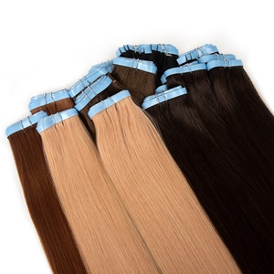 Extension con Tape Invisibile di Capelli Russi all'Ingrosso, Extension con Nastro a Striscia Lunga, Extension Invisibili con Nuovo <span class=keywords><strong>Metodo</strong></span> - Product Image 3