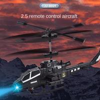 Helicóptero a Control Remoto AiJH de 2.5 Canales, Modo de Doble Hélice, Helicóptero RC con Giroscopio, Juguetes Voladores Infrarrojos