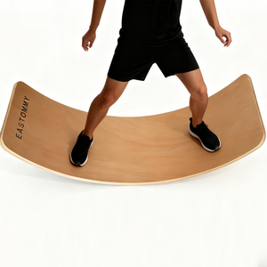 EASTOMMY Équipement d'exercice <span class=keywords><strong>Balance</strong></span> en bois Seesaw <span class=keywords><strong>Yoga</strong></span> <span class=keywords><strong>Balance</strong></span> Board Indoor <span class=keywords><strong>Fitness</strong></span> - Product Image 6