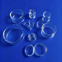 Tube de quartz transparent Anxin AR001 sur mesure, surface polie, services de cintrage/soudage - Vente directe usine pour la vente au détail