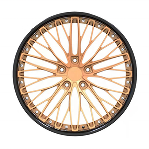 Pour jantes en alliage d'aluminium à 2 pièces, concaves, chromées, 40 mm ET pour <span class=keywords><strong>SUPERA</strong></span> 18-22 pouces 5X114.3/5X130, jantes forgées - Product Image 2