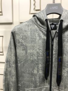 Vente en gros décontractée grande taille en coton respirant pour hommes femmes base en pierre île vintage pour vestes à glissière - Product Image 6