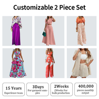 Nouvelle Robe Midi Décontractée et Élégante à Imprimé Végétal, Ample et Confortable, pour Femme – Idéale pour les Vacances, les Voyages et les Loisirs – Tenue Tendance