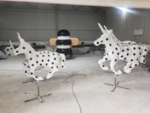 Carrousel pour enfants, revêtement anti-corrosion en EVA souple, rotation à vitesse limitée et sortie claire, manège ludique pour aire de jeux intérieure de garderie - Product Image 5