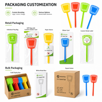 Logo personnalisé Tapette à mouches en maille Tapette à mouches en maille plastique durable pour la publicité promotionnelle