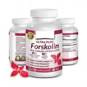 Integratore di pancia scuro in polvere di estratto di radice conveniente-complesso di potenziamento avanzato capsule di Forskolin Ultra Pure