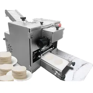 Mini machine à tortilla à farine entièrement automatique pour la fabrication de chapati arabe de pain pita de boulette d'empanada machine d'emballage de pâte à disque