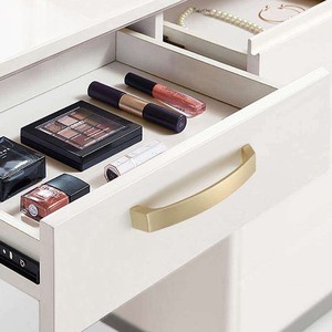 Modern Curved Brushed Aluminum Cabinet Handles Minimalist Drawer Pulls for Kitchen Cabinets Wardrobes Closets - Product Image 3