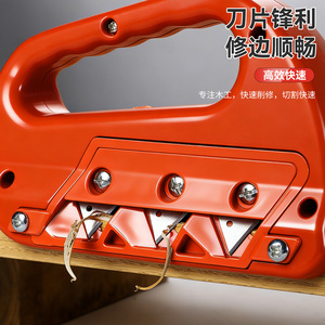 เครื่องไสไม้ 3 ใบมีด 1 กิโลวัตต์ สำหรับงานไม้ ตัดแต่ง และลบมุม - Product Image 1