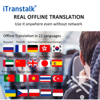 Itranstalk Traducteur vocal intelligent IA pour le polonais, l'ukrainien, le turc, le tchèque, le vietnamien, le russe – Dispositif de traduction vocale intelligent