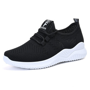 Zapatillas deportivas retro negras cómodas al por mayor, transpirables, de lona, con cordones, suela de goma, que aumentan la altura, iluminadas. - Product Image 3