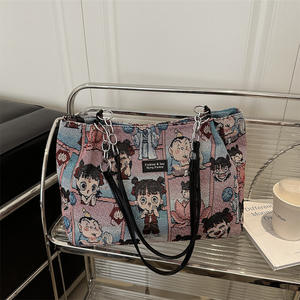 卡通风格的哪吒购物袋来自中国流行电影，带有标志性人物 - Product Image 2