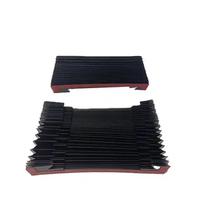 Plastic Accordion Rubber Guard Shield Flexible CNC Slideway Cover Bellows Cover zhongxin