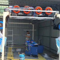 Machine de lavage de voitures sans contact entièrement automatique, système de station de lavage haute pression pour usage commercial