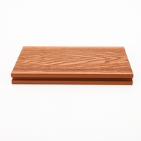 Plancher composite WPC brossé à la filière, nouvelle technologie, aspect bois profond, en PVC gaufré 3D, pour extérieur, qualité usine