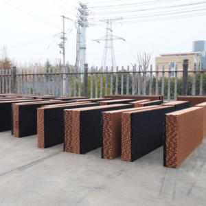 Panel <span class=keywords><strong>de</strong></span> Enfriamiento Evaporativo <span class=keywords><strong>de</strong></span> Papel Kraft con Estructura <span class=keywords><strong>de</strong></span> Panal para un Ganado Feliz y Saludable - Product Image 4