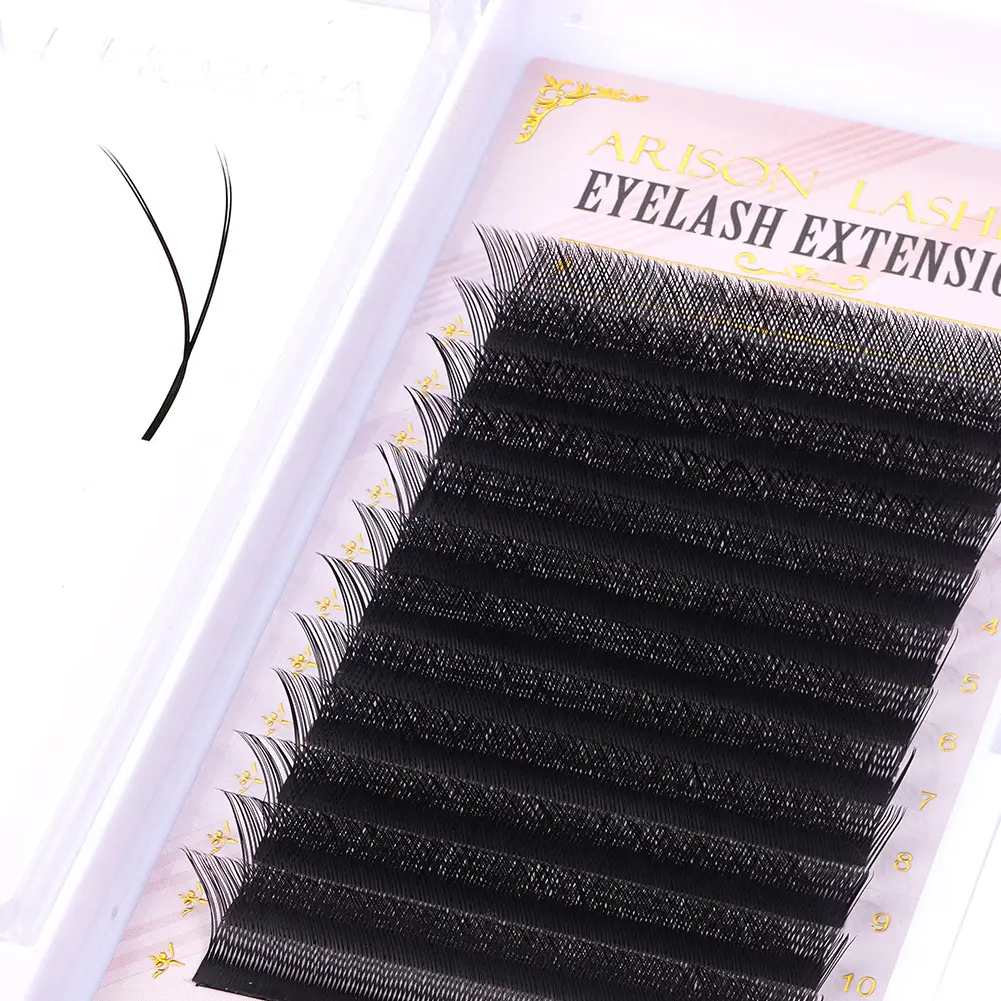 Geïmporteerde Vezel Eiwit Zijde Wimper Beschikbaar Camellia Wimper Extensions Individuele Volume Lash Trays