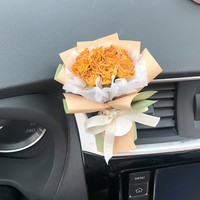 Hotsale mini bouquet de fleurs conservées décoration intérieure de voiture sortie de climatisation mini bouquet de fleurs séchées pour la fête des mères